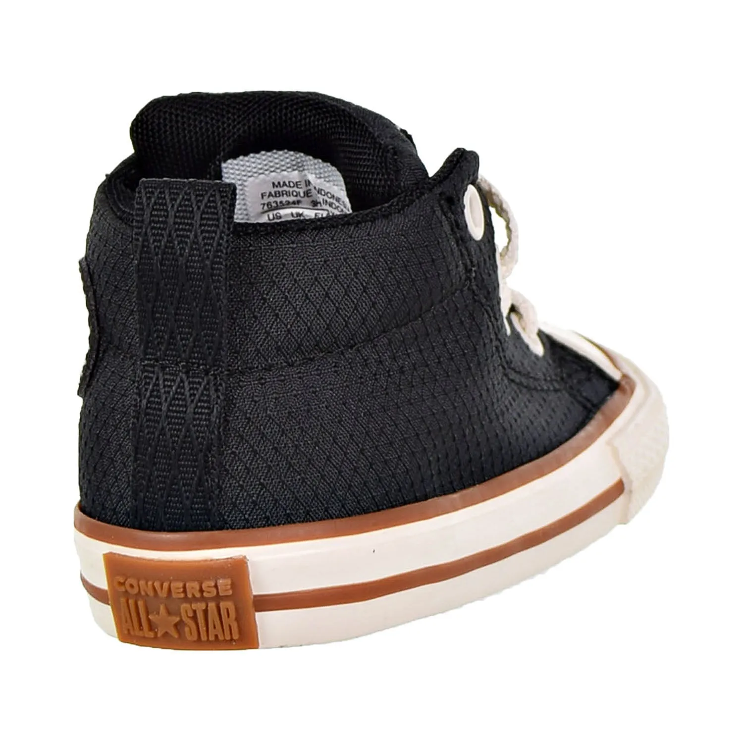 Converse Chuck Taylor All Star Street Mid Toddler's Shoes Black/Gum/Egret