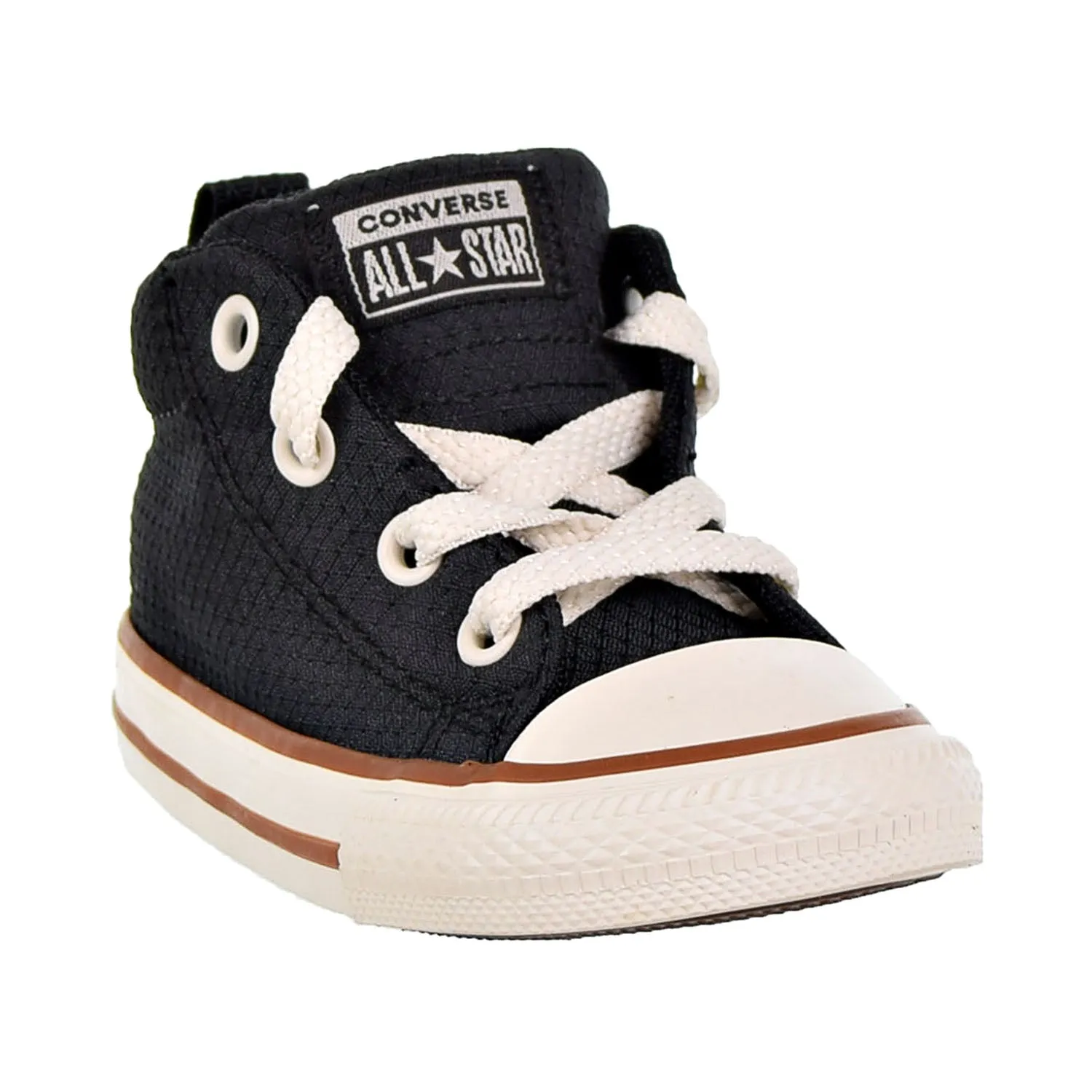 Converse Chuck Taylor All Star Street Mid Toddler's Shoes Black/Gum/Egret