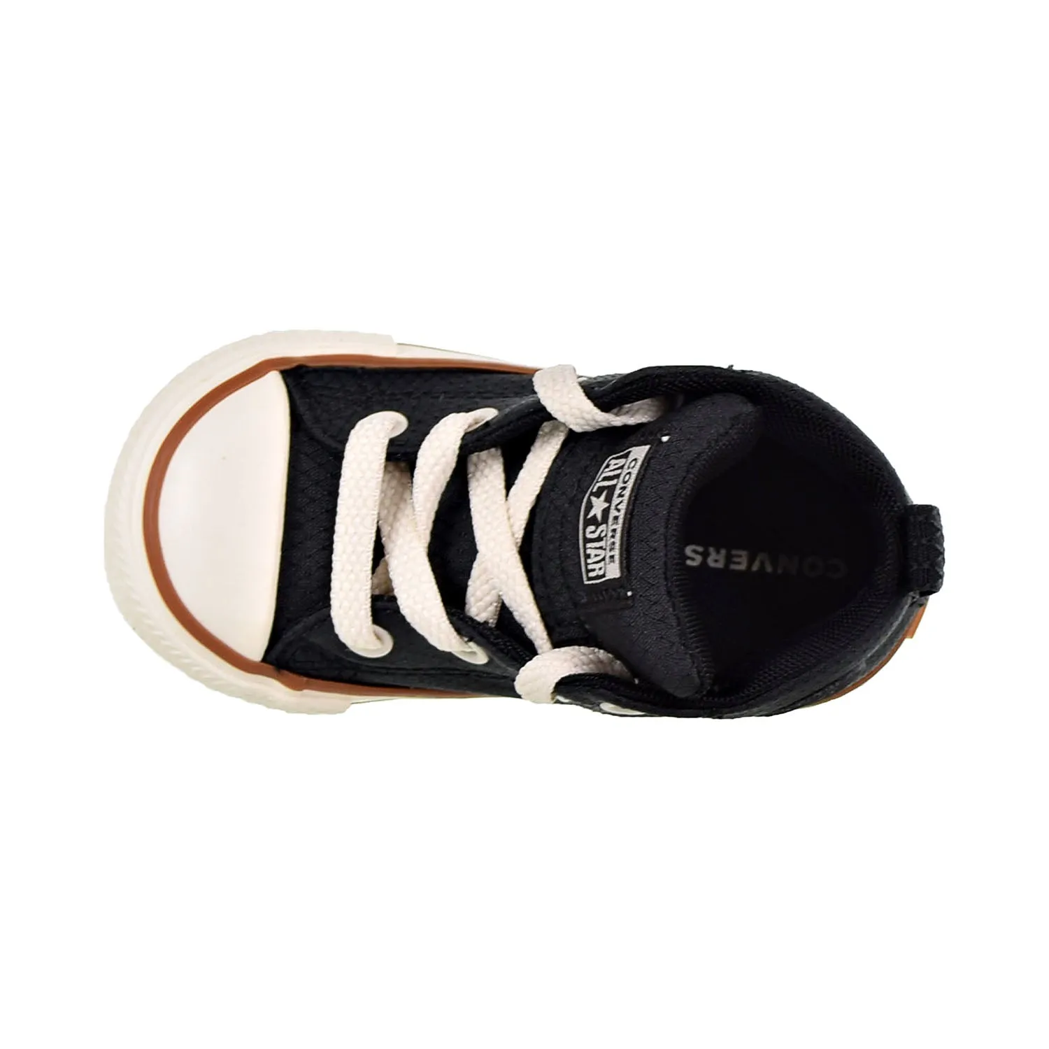 Converse Chuck Taylor All Star Street Mid Toddler's Shoes Black/Gum/Egret