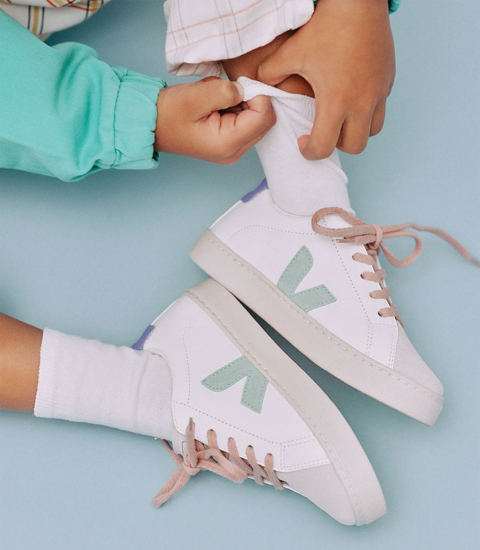 Esplar Laces Matcha Lavande - أحذية