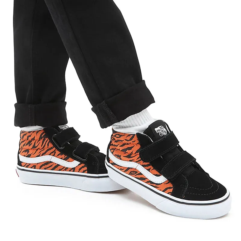 Vans SK8-Mid- Reissue V TIger - Orange/Black/White - Youth